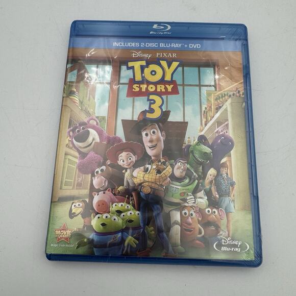 Disney Pixar Toy Story 3 Blu-ray DVD Combo Pack New Sealed 3-Disc Set - Picture 1 of 3